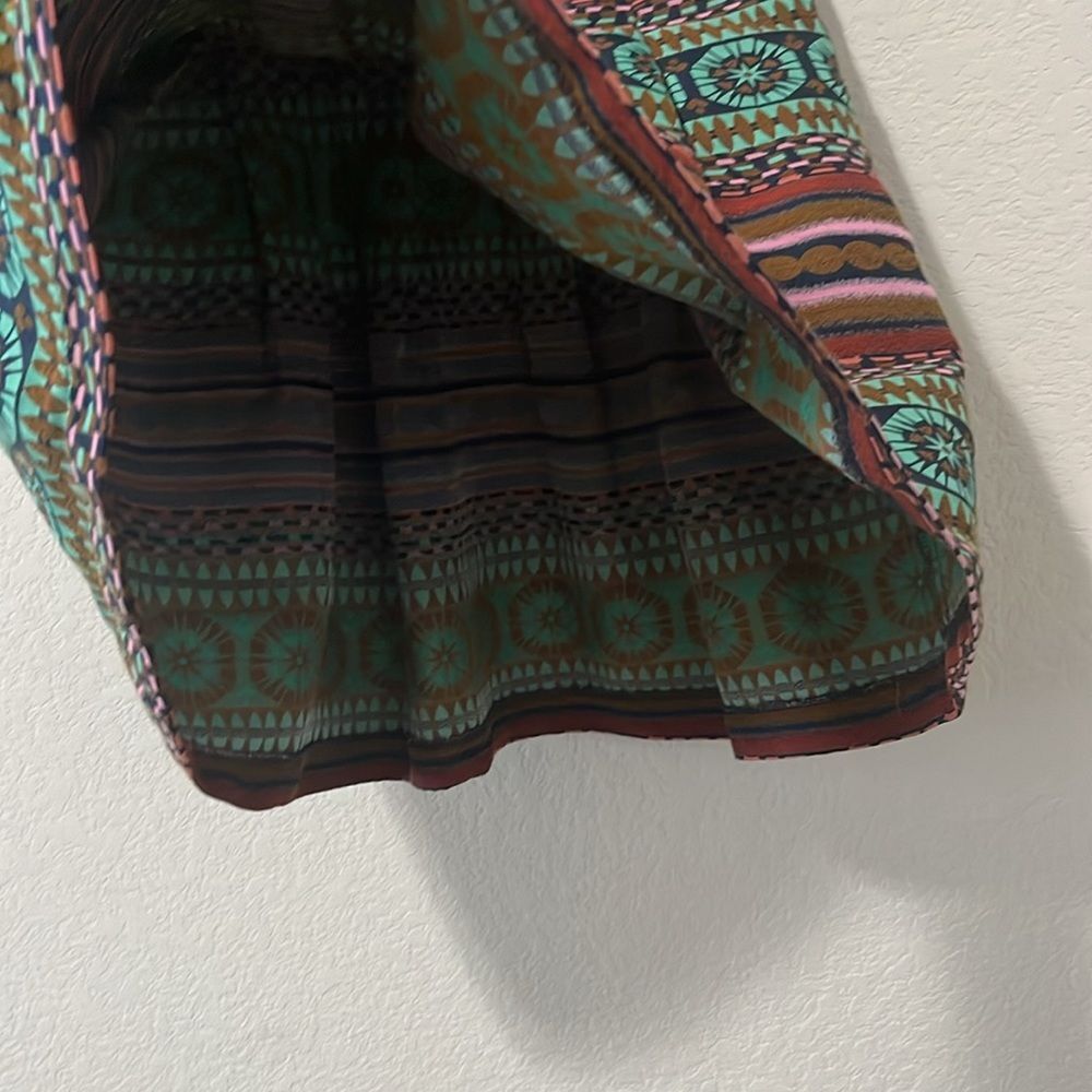 NOMAD MORGAN (Anthropologie) Carper Print Skirt, Size 6 - Picture 5 of 10
